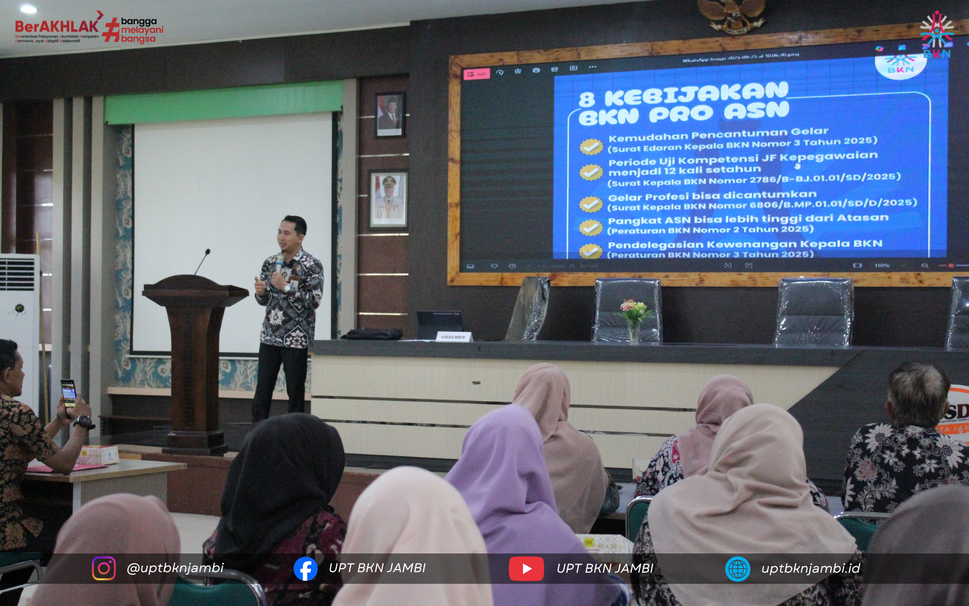 Sosialisasi Pengelolaan Manajemen ASN: Penilaian Kinerja ASN