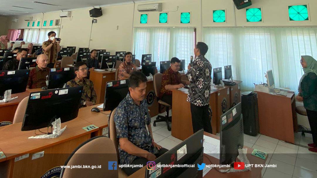 Pertama Kali Dilaksanakan di UPT BKN Jambi, Penilaian Potensi dan Kompetensi Pegawai ASN di lingkungan Kementerian ESDM Wilayah Provinsi Jambi Berbasis CACT Sukses Digelar