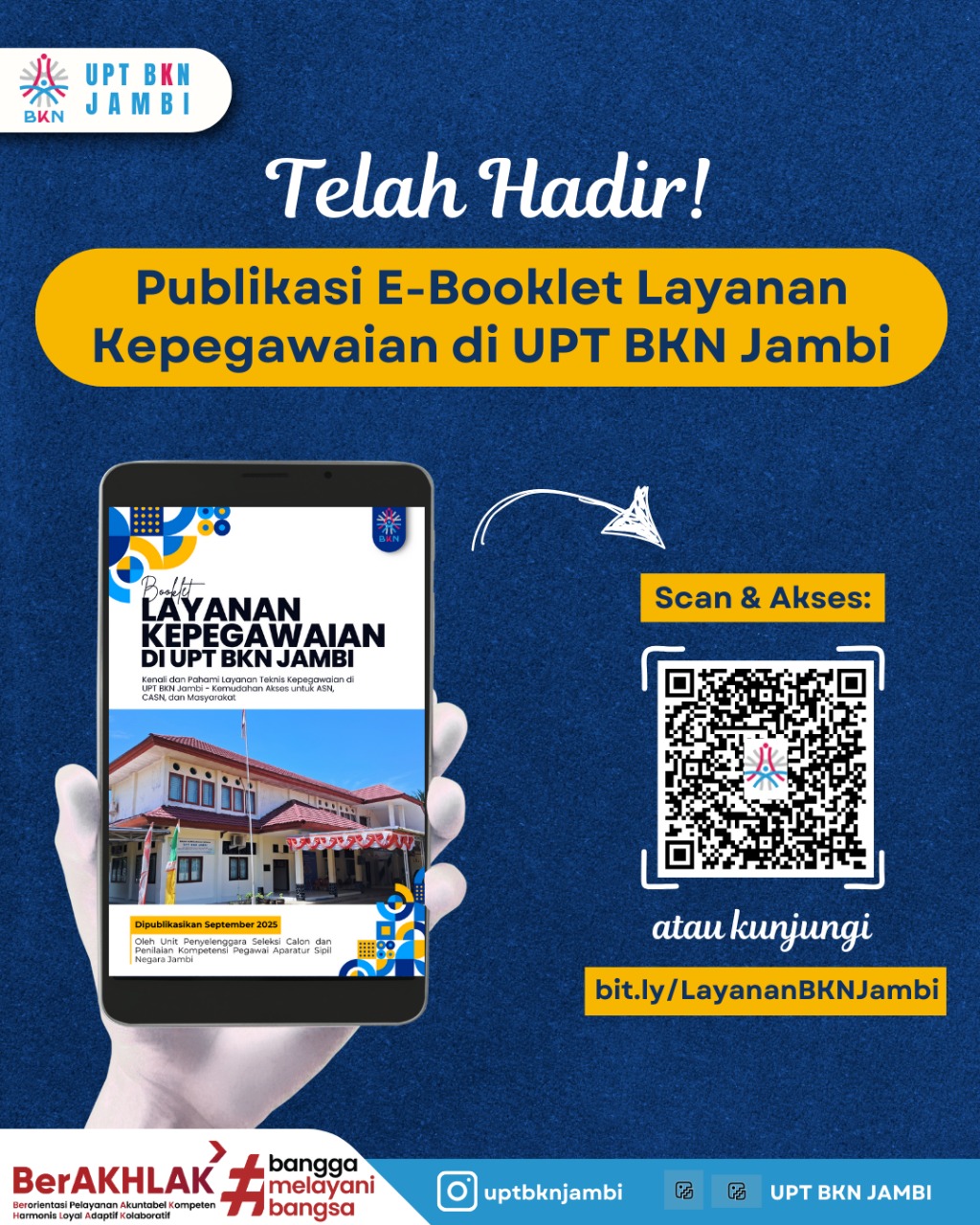 E-Booklet Layanan Kepegawaian UPT BKN Jambi